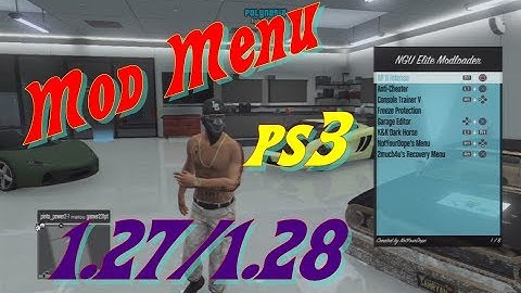MOD MENU (modloader) GTA V PS3 1.27/1.28 DEX/CEX BLES/BLUS +DOWNLOAD
