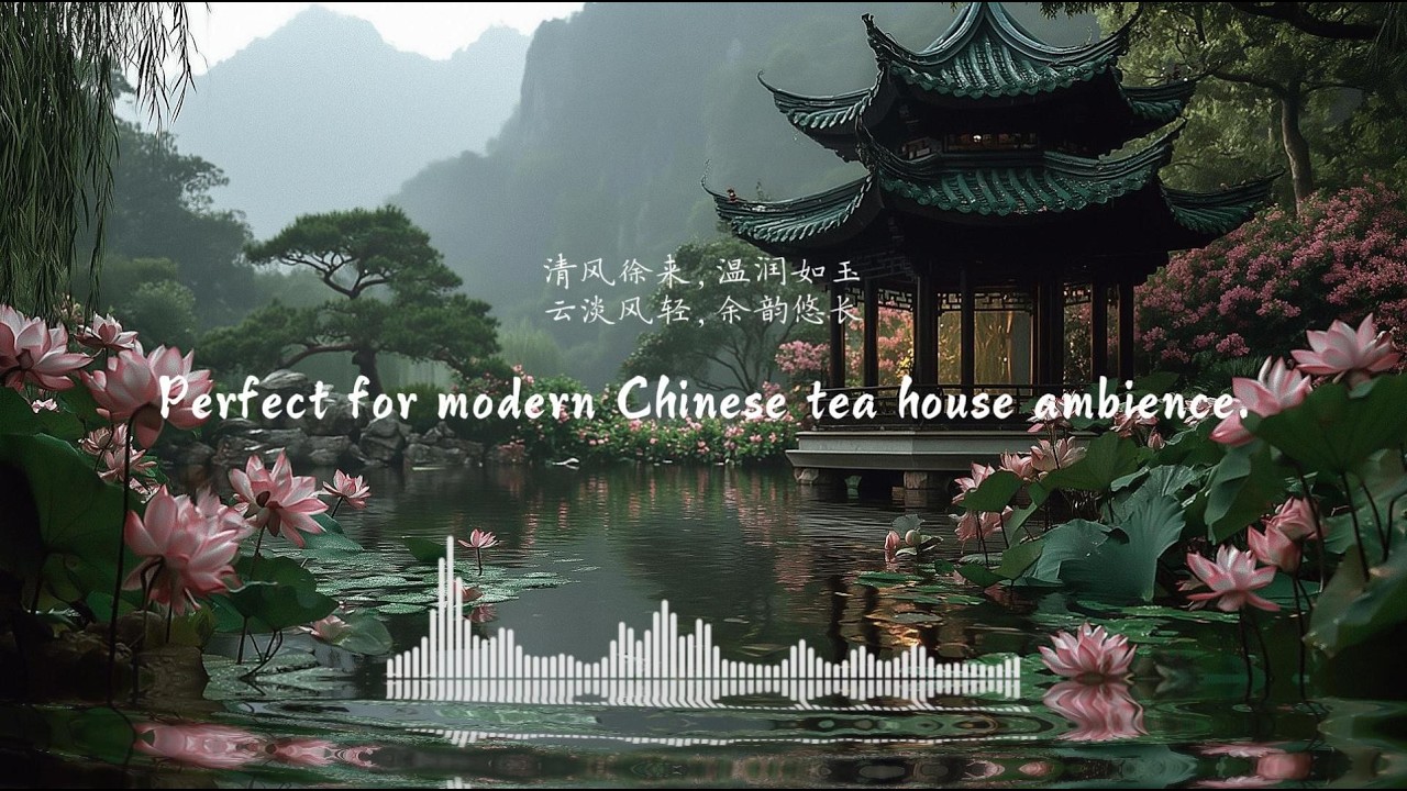 1 Hour Chinese Tea House Ambient Music | Guqin & Guzheng  ErHu | Calm Background Instrumental