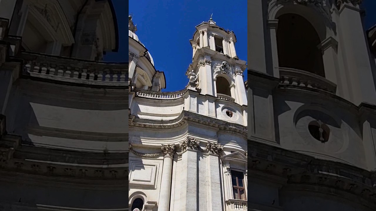 The hidden beef Bernini vs.Borromini Piazza Navona in Rome 