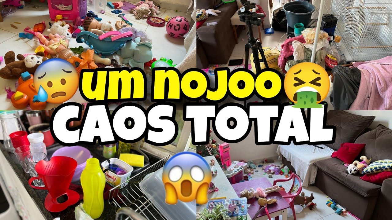 CASEI.. CASA TA UM CAOS🏡 A BAGUNÇA ESTAVA FORA DO CONTROLE | UM NOJO LITERALMENTE😱 CASA DE 3CÔMODOS 