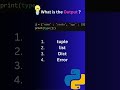 What will be the output? 🧠  👇 Comment your answer! #Python #CodingQuiz #GuessTheOutput#subscribe