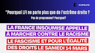 Pourquoi Lfi Ne Parle Pas De Programme Mais Que De Lextrême Droite