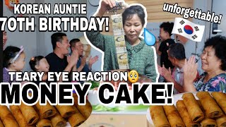Download Lagu KOREAN AUNTIE FIRST EXPERIENCE MONEY CAKE ON HER 70TH BIRTHDAY! (filipino style) | Unforgettable! MP3 Download Lagu KOREAN AUNTIE FIRST EXPERIENCE MONEY CAKE ON HER 70TH BIRTHDAY! (filipino style) | Unforgettable! MP3