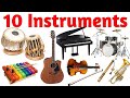 All Musical Instruments for Kids 🎵 | Learn Instrument Names with Pictures & Sounds