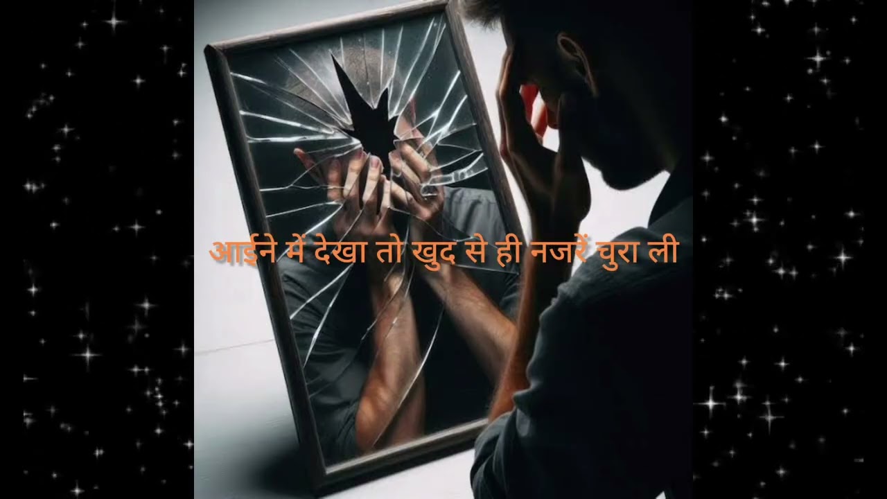 आईने में देखा तो खुद से ही नजरें चुरा ली@Shubbiuk07 