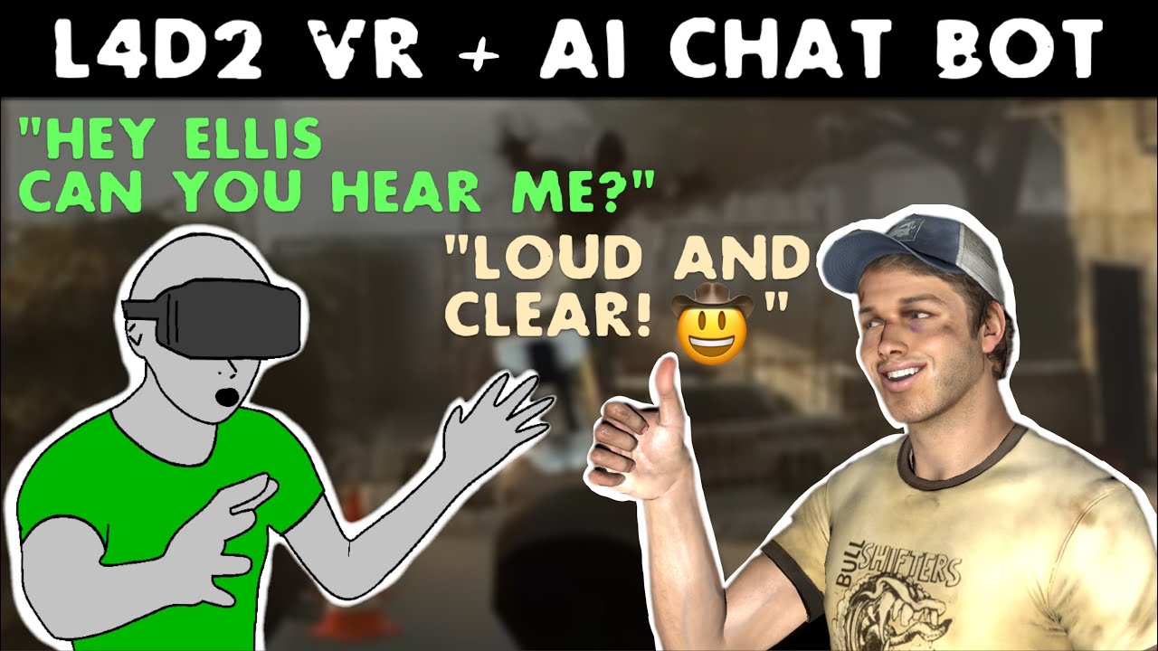 Talking to Ellis in Left 4 Dead 2 VR!