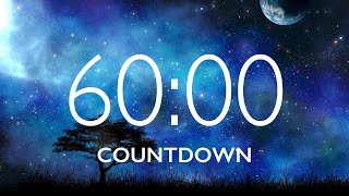 60 Minute Timer with Relaxing Music and Alarm 🎵⏰