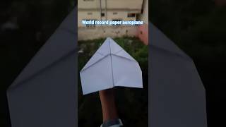how to make world record paper aeroplane #shorts #popular #viral #viralvideo