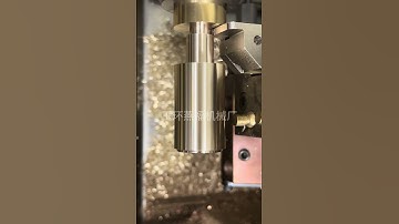 黄铜零件加工 #cnc #machine#machining