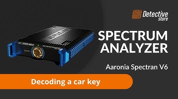 Decoding a car key with a Aaronia Spectran V6