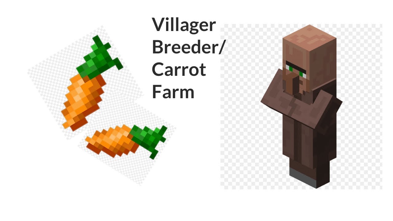 Automatic Villager Breeder/ Carrot Farm (Minecraft Java Edition) - YouTube