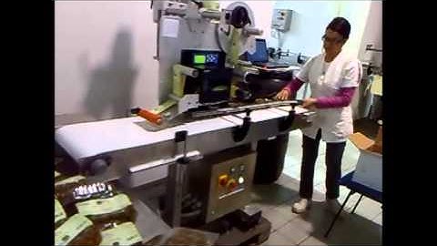 Labelling system for food trays