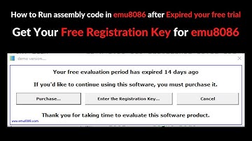 emu8086 license key | How can you run the assembly code in emu8086 and fix the license key issue!