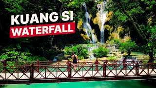 Travel vlog - Is this the MOST BEAUTIFUL waterfall? | Luang Prabang, Laos