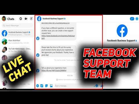 Wie man Kontakt Facebook-Support-Team (Chat oder E-Mail)