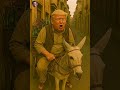 ترامب راكب عربية بالحمار وبيلم روبابيكا أى حاجه قديمه للبيع 