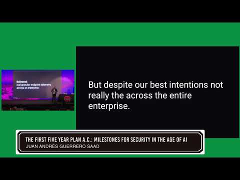 Keynote: The First Five Year Plan A.C.: Milestones for Security in the Age of AI I JAGS