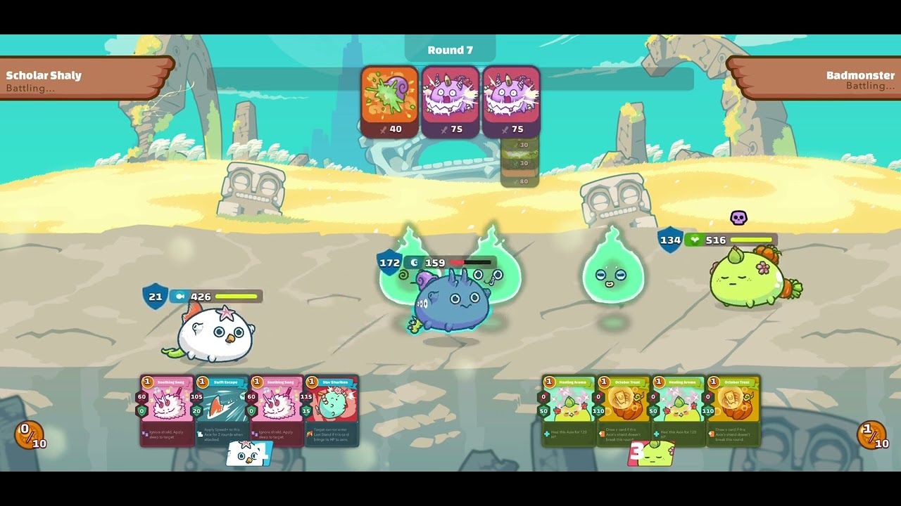 SEASON 20 ADP Axie Infinity Arena Gameplay | Aqua Dusk Plant | Shaly Gaming | Strat▪︎1