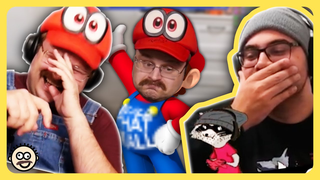 Manic Mustachioed Man Munches signed Mario Memorabilia