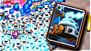 Most Number Of Zappies Clash Royale
