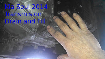 Transmission drain and fill 2014 Kia Soul how to change transmission fluid