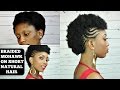 Braided Simple Hairstyles For Short Natural Hair