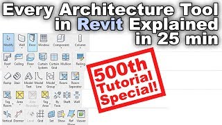 Learn Every Architecture Tool in Revit Tutorial