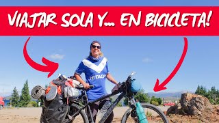 ¡Poder femenino! Deja su trabajo para viajar sola y en bicicleta por Argentina