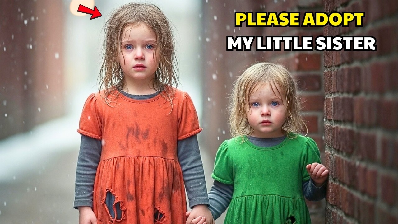 A POOR GIRL WHISPERED TO A BILLIONAIRE,“PLEASE ADOPT MY LITTLE SISTER”—HIS RESPONSE SHOCKED EVERYONE