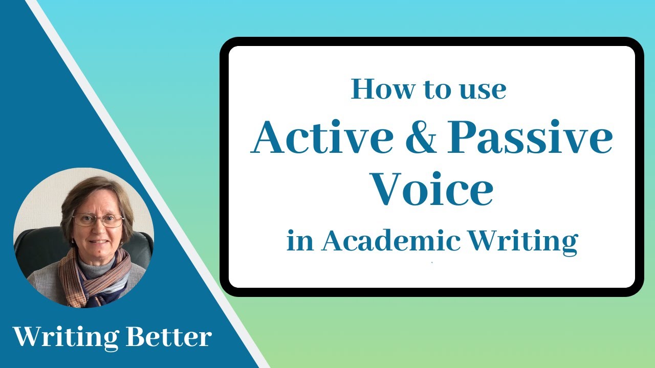 active voice in thesis writing