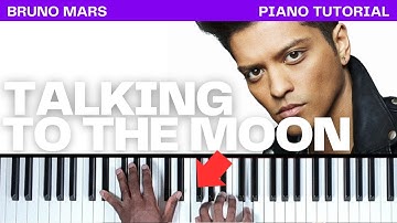 How To Play "TALKING TO THE MOON" By Bruno Mars (Part 1) | Piano Tutorial (Pop R&B Soul)