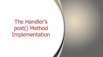 Section 1: Module 3: Part 4: Posting and Processing Runnables with Android Handler