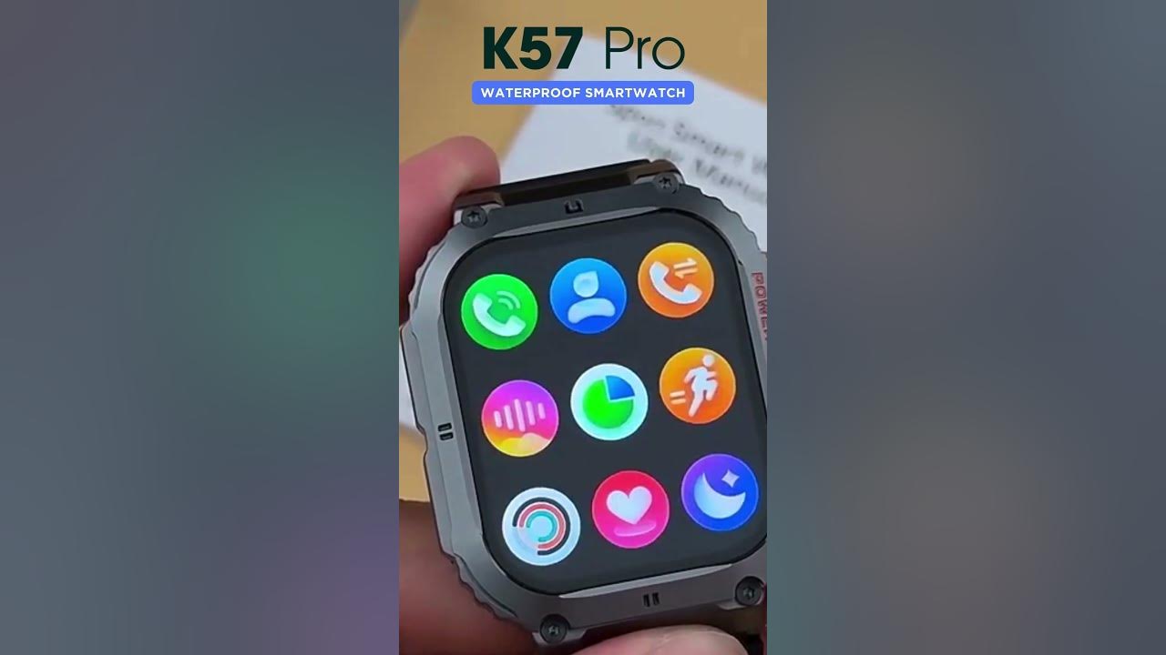 K57 Pro waterproof Outdoor Sports Smart Watch with BT Calling