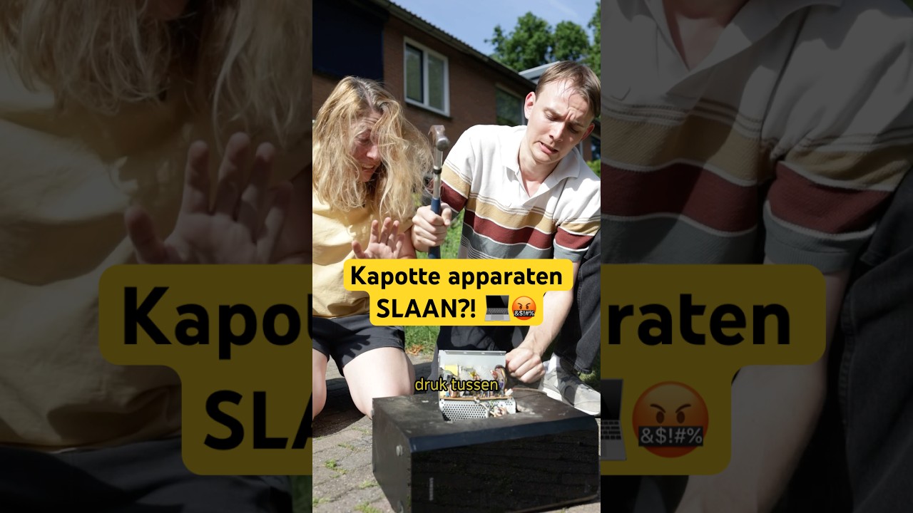 Kapotte apparaten slaan? 💻🤬