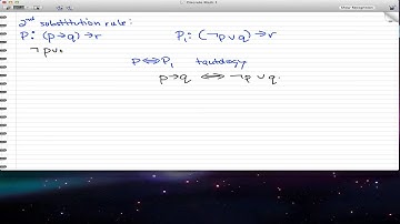 Discrete Math 1 - Tutorial 24 - 2nd Substitution Rule