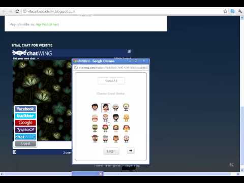 Chat Html for Website