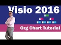 Visio 2016 - Organisation Chart tutorial - Creating Synchronised Copy in Visio 2016