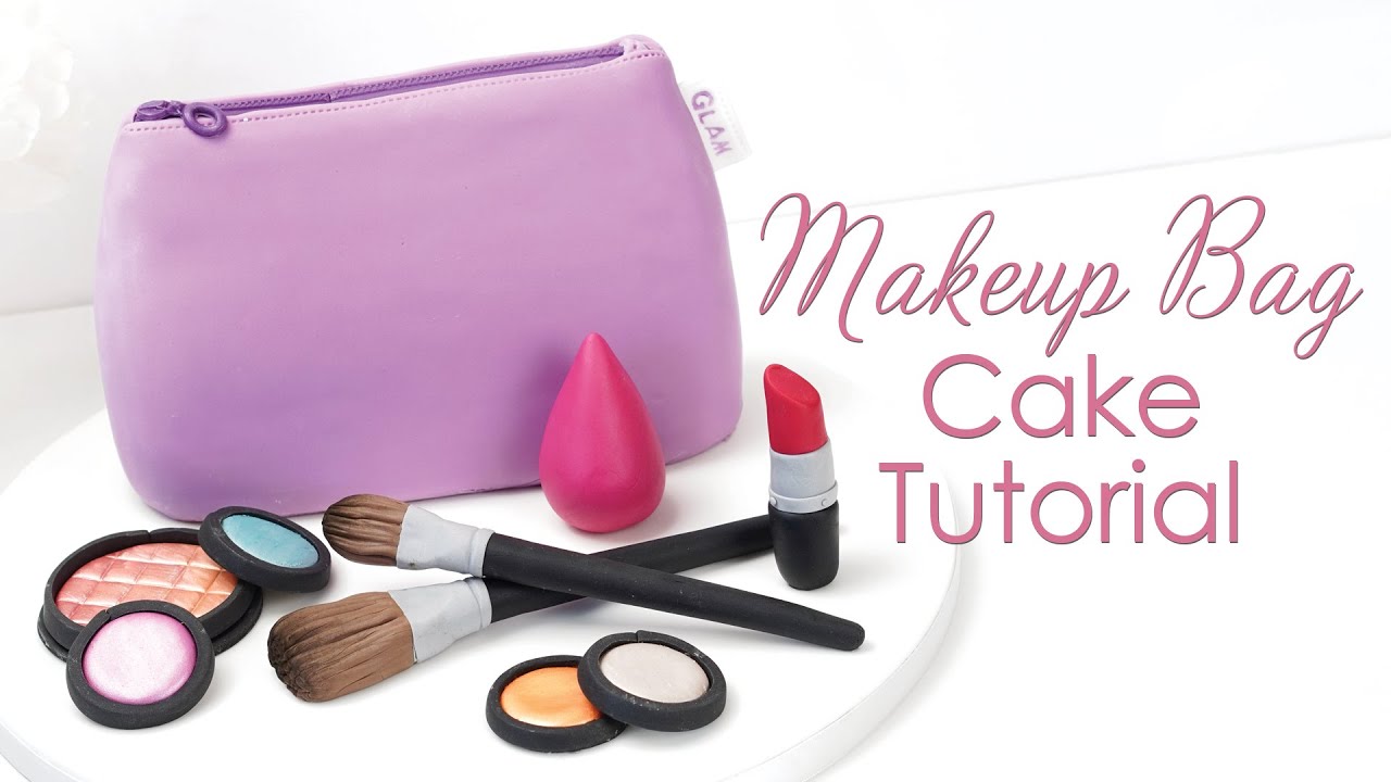 Makeup Bag Cake Decorating Purse