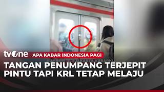 Download lagu Passenger's Hand Stuck in Door as Commuter Train Keeps Moving | AKIP tvOne