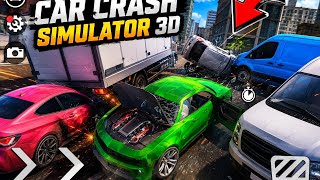 Green Camaro vs Trucks & Vans | Insane Car Crash Simulator 3D Crashes! screenshot 5