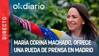 🔴DIRECTO | María Corina Machado, ofrece una rueda de prensa en Madrid
