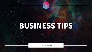 Scott Millar Masterclass | Part 4: Business Tips