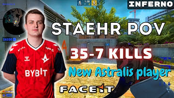 CSGO POV Staehr (35-7) Overpass 𝙒𝙞𝙣 (16-4) / Faceit 03.07.2023