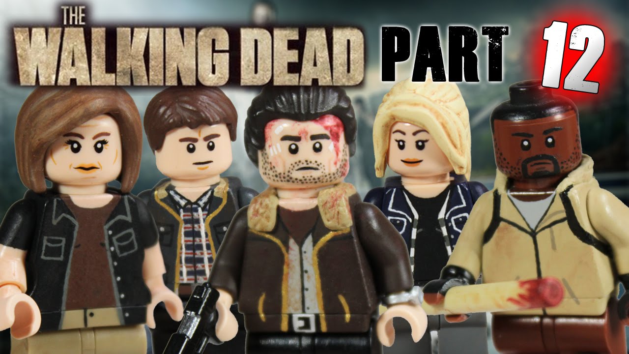 walking dead lego minifigures