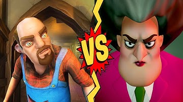 Scary Teacher 3D vs Scary Stranger 3D - Walkthrough Gameplay - New Prank Funny Game Android/IOS