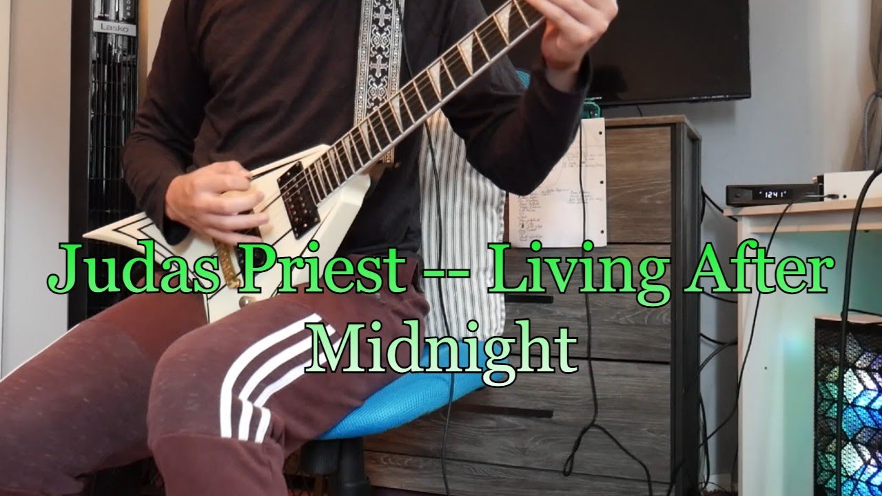 Judas Priest -- Living After Midnight guitar cover