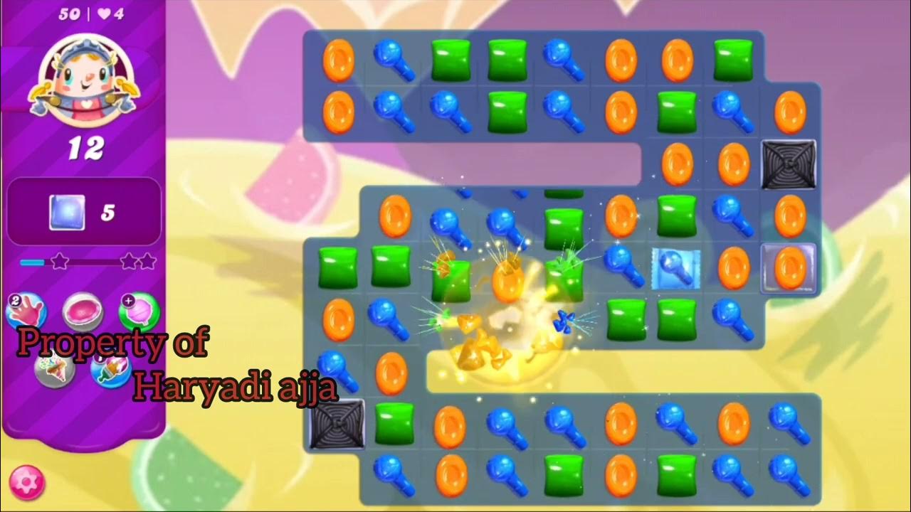 Candy crush saga level 50 hardest level youtube