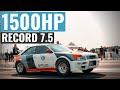 AUDI S2 QUATTRO 1500HP Record 7.5  305km