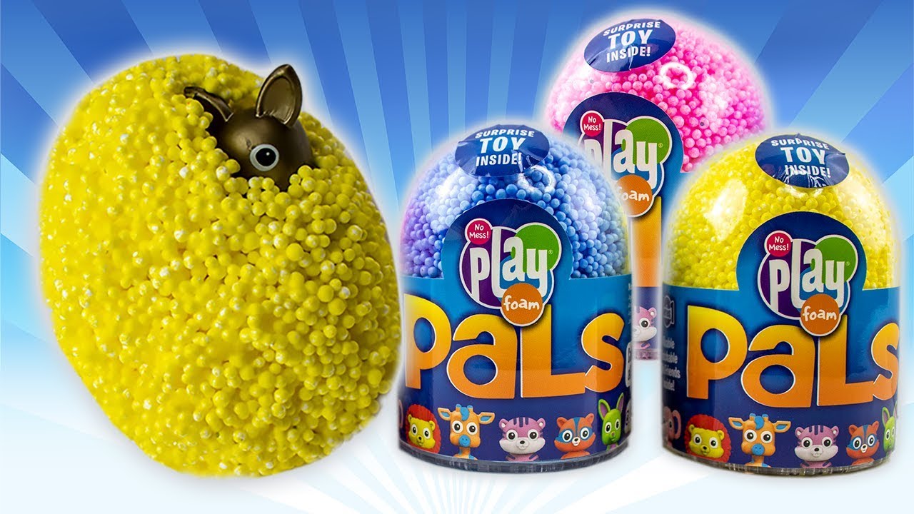 Play Foam Pals Series 1 Rare Golden Pal YouTube