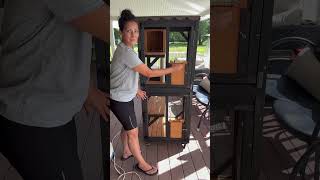 First Look At The Aivituvin Brown And Black Cat Condo Cat House Catio cat cats